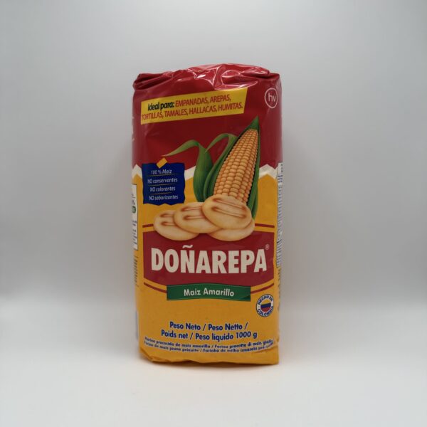 Harina de Maiz Amarillo Doña Arepa - Imagen 1